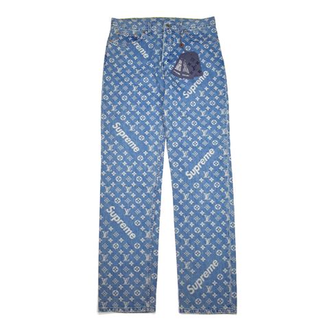 louis vuitton supreme pants replica|louis vuitton supreme box logo.